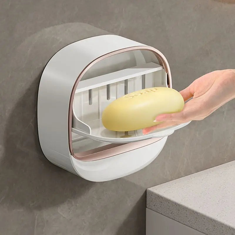 Luxury Wallmounted - Soap Dispenser With Draining Tray - Scrollcart Qatar
