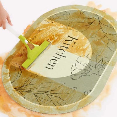 Kitchen Mat: Quick Drying Water Absorbent Nordic Style Mat for Kitchen - Scrollcart Qatar