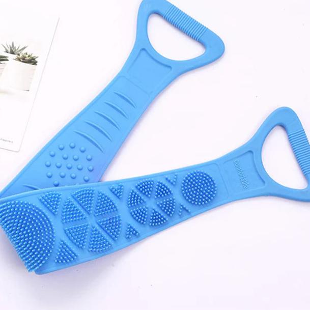  Soft Silicone Bath Rubbing Strap 