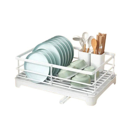 Sink storage rack white