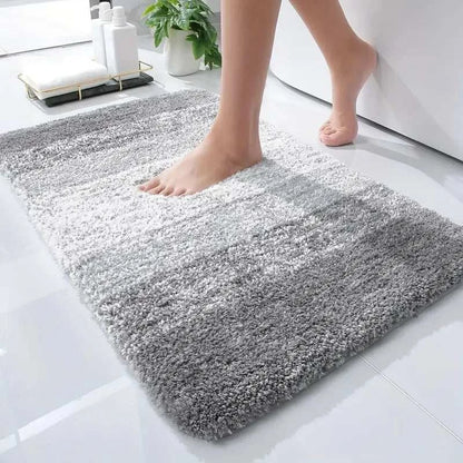 Ultra-Soft Microfiber Bath Mat grey