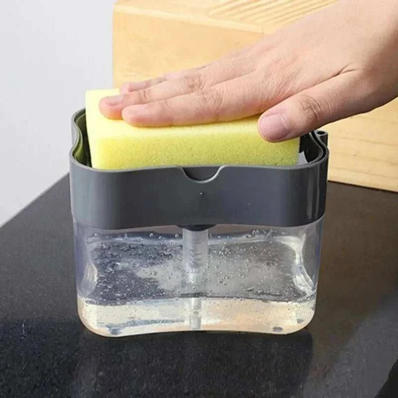 Soap Dispenser - Sponge Holder for Kitchen - Scrollcart Qatar