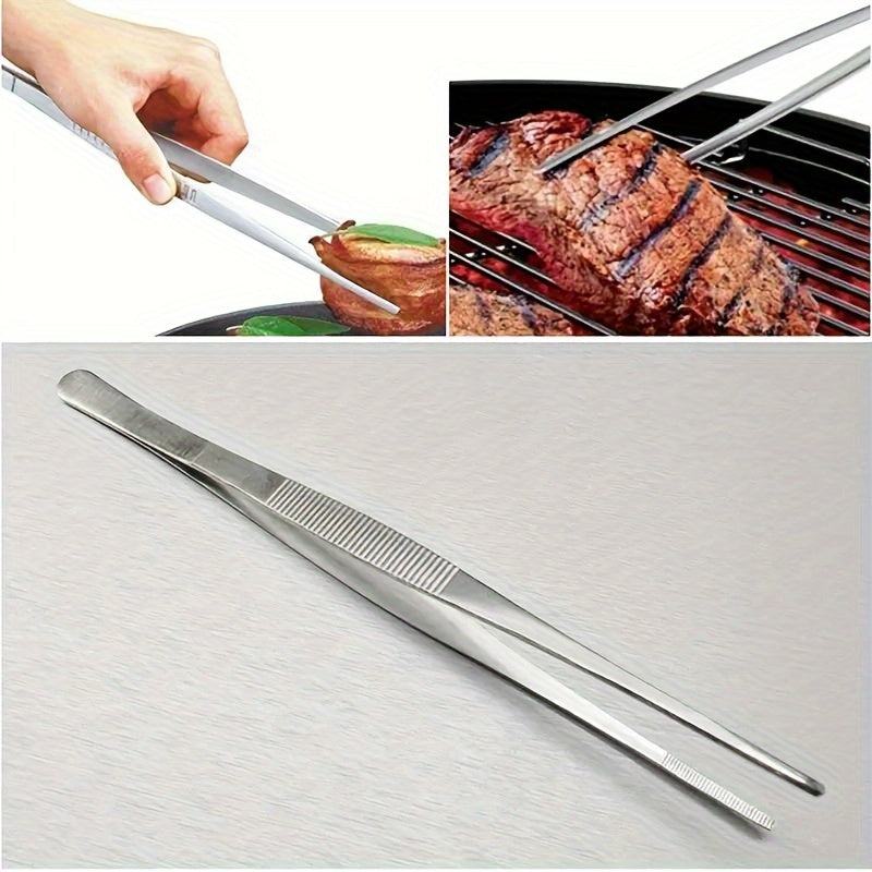 Stainless Steel Food Tongs: Versatile Kitchen Gadgets for Indoor and Outdoor Cooking - Scrollcart Qatar