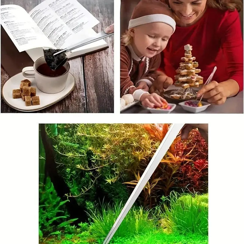 Stainless Steel Food Tongs: Versatile Kitchen Gadgets for Indoor and Outdoor Cooking - Scrollcart Qatar