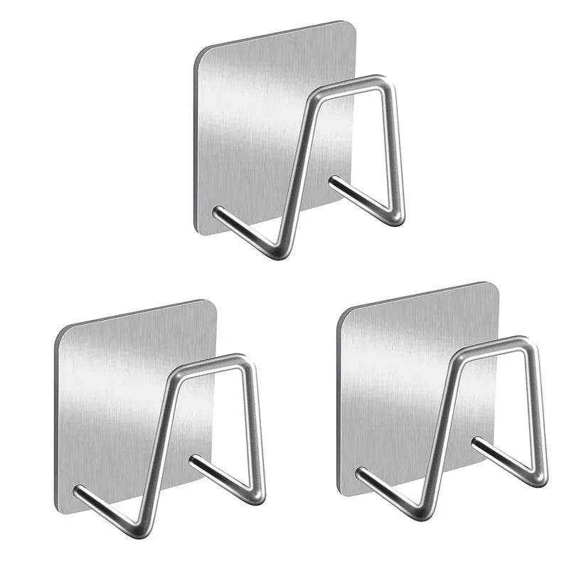 Stainless Steel Holder Sink Self Adhesive Kitchen Accessories Holder - Scrollcart Qatar