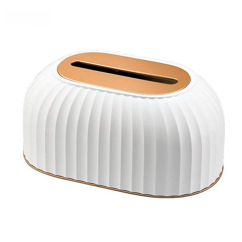 Tissue Box - Napkin Storage Decorative Container Napkin Holder for Homes, Office ,Car Countertop - Scrollcart Qatar