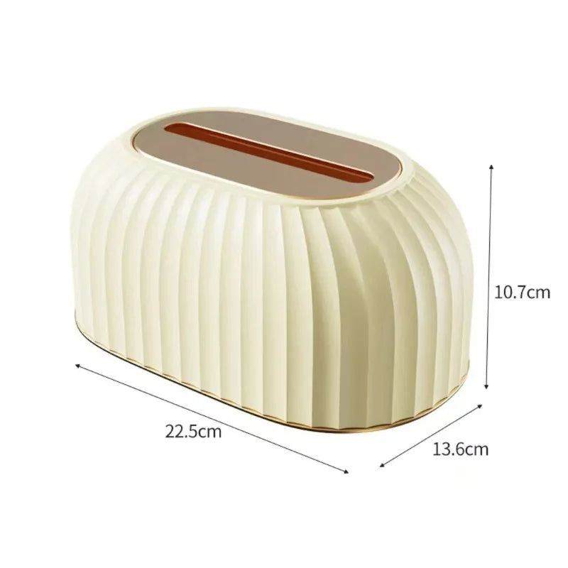 Tissue Box - Napkin Storage Decorative Container Napkin Holder for Homes, Office ,Car Countertop - Scrollcart Qatar