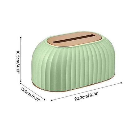 Tissue Box - Napkin Storage Decorative Container Napkin Holder for Homes, Office ,Car Countertop - Scrollcart Qatar