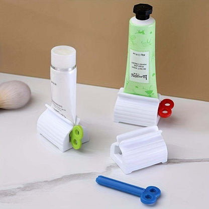 Toothpaste Squeezer with Holder: Easily squeeze toothpaste for convenient use - Scrollcart Qatar