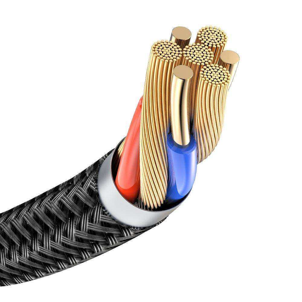 Type-C to Type-C Fast Charging Data Cable | Mcdodo CA-2730 100W PD | Cable 1.2m - Black - Scrollcart Qatar