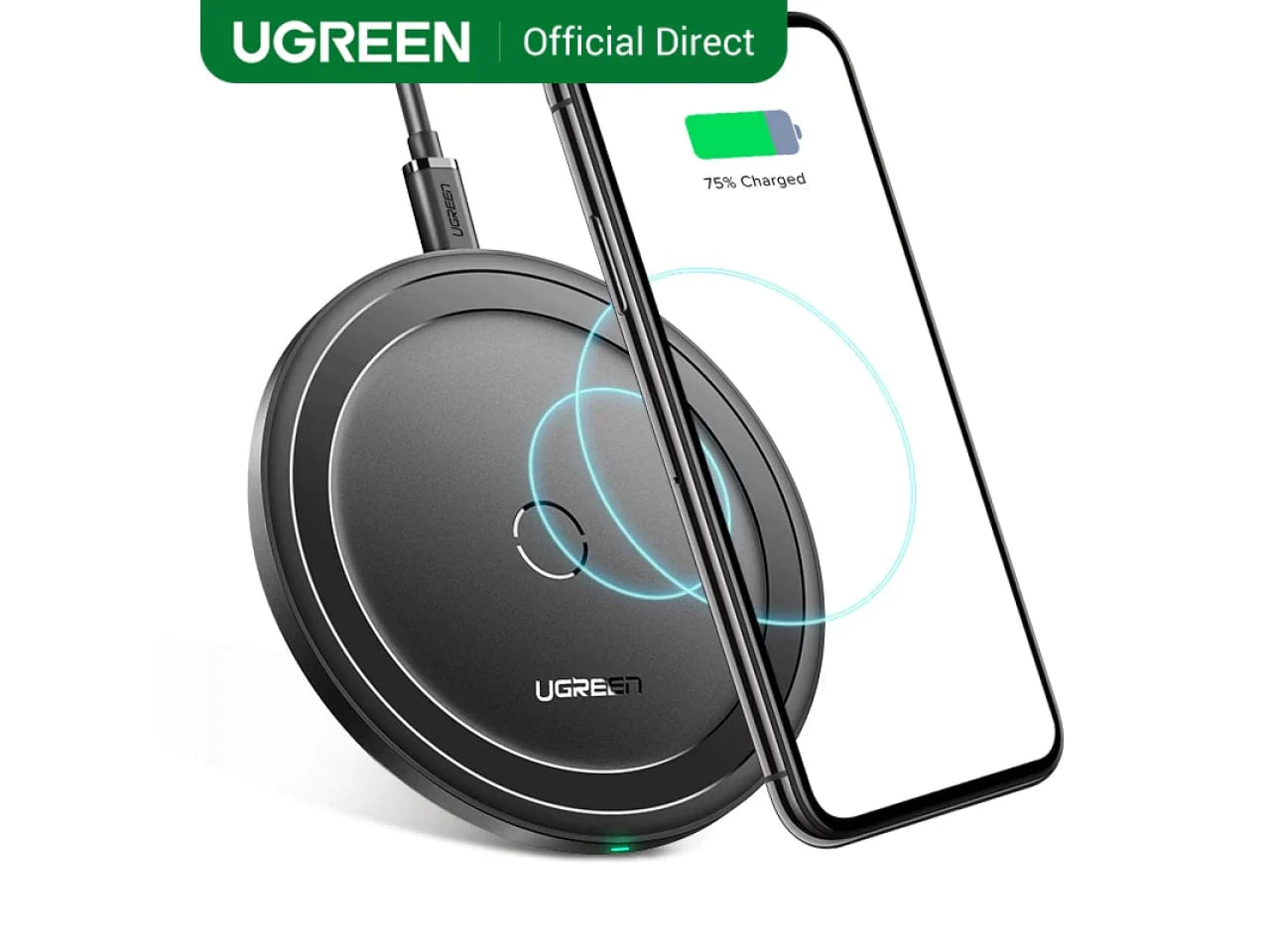 Ugreen Qi Wireless Charger – Qi-Certified Fast Charging Pad for Smartphones