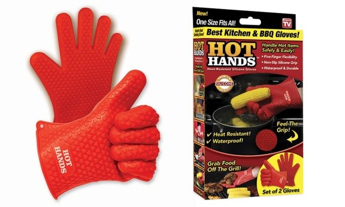 Ultimate Heat-Resistant Silicone Cooking Gloves - Cooking Essential - Scrollcart Qatar