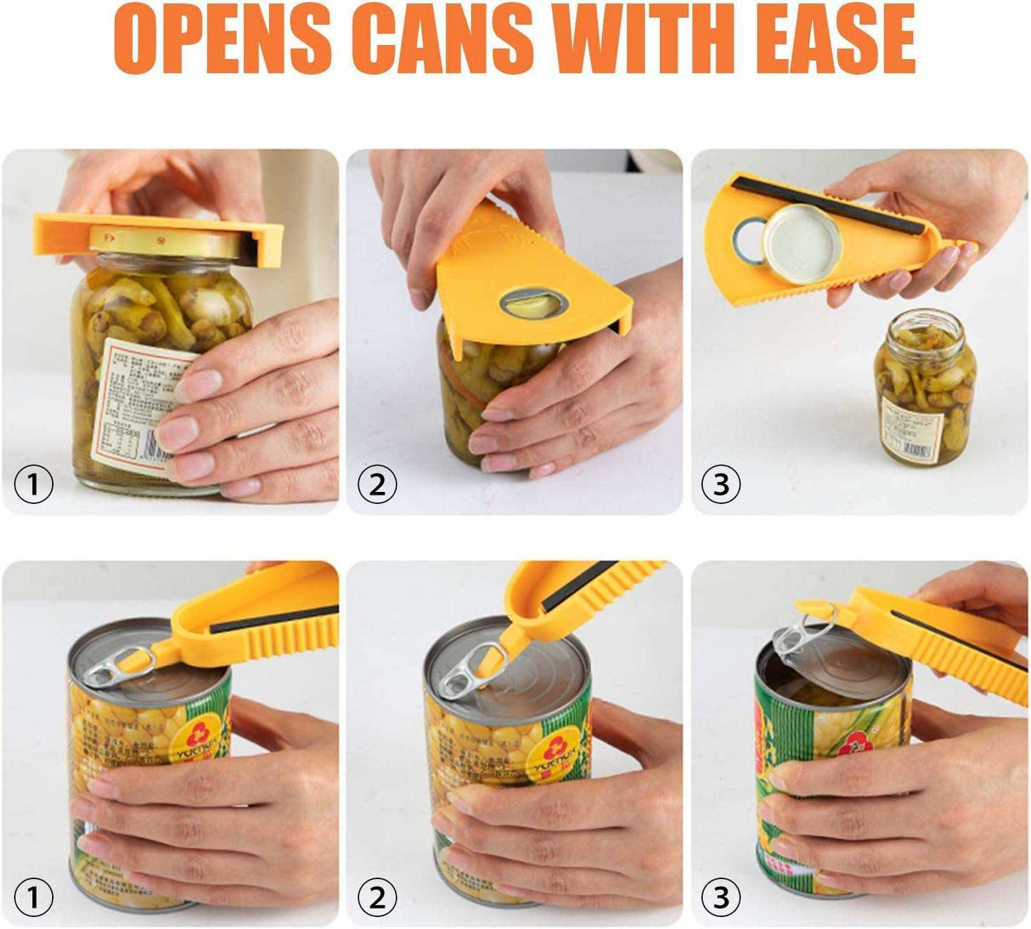 V shape Multipurpose Bottle Opener, Can Opener for Kitchen Gadget - Scrollcart Qatar