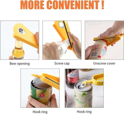 V shape Multipurpose Bottle Opener, Can Opener for Kitchen Gadget - Scrollcart Qatar