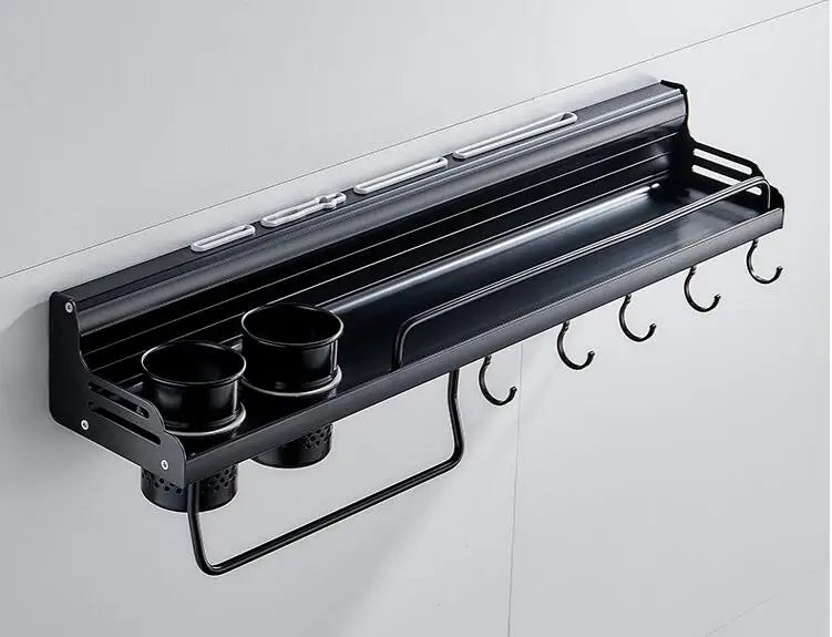 Wallmounted Utensils Shelf Storage Rack - Scrollcart Qatar