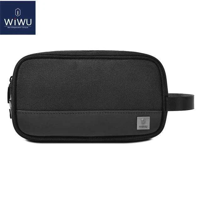 WiWU Anti - theft Lock Travel Pouch Wallet and Accessories Organizer Bag - Scrollcart Qatar